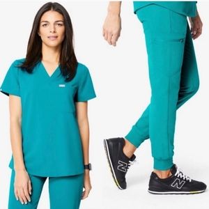 Figs limited edition teal scrub set